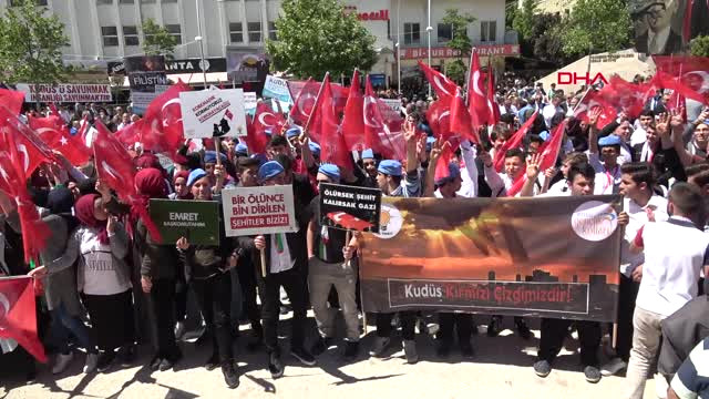 Bolu’da ABD ve İsrail Protesto Edildi