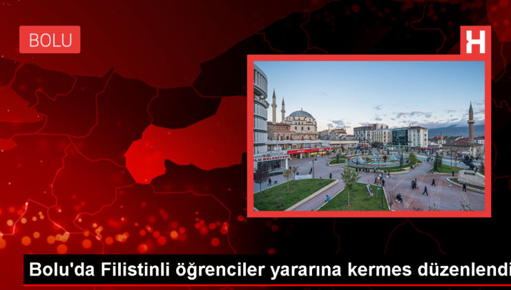 Türk Kızılay Bolu Şubesi Bayan Gönüllüleri Filistinli Öğrencilere Dayanak İçin Kermes Düzenledi