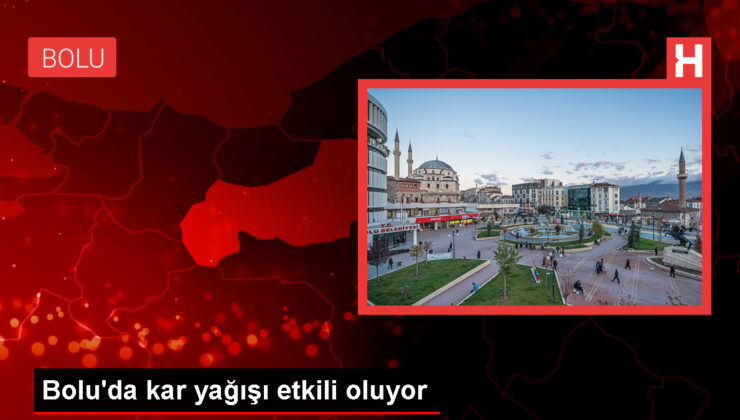 Anadolu Otoyolu’nda Kar Yağışı Tesirli