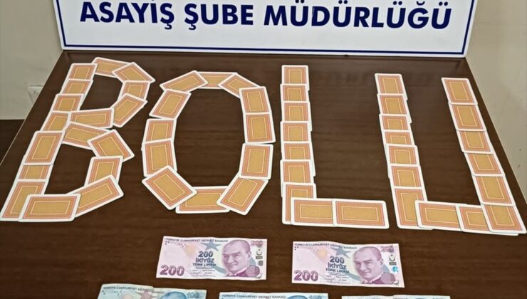 Bolu’da kumar oynayan 7 bireye isimli ve idari süreç uygulandı