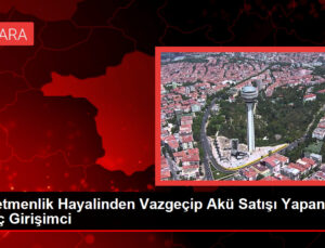 Öğretmenlik Hayalinden Vazgeçip Akü Satışı Yapan Genç Teşebbüsçü