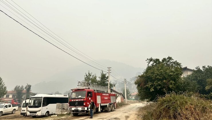 Bolu’da 45 Saattir Devam Eden Orman Yangını Söndürme Çalışmaları
