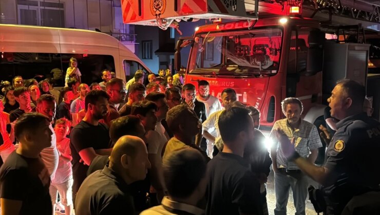 Bolu’da Hasımlık Nedeniyle Çıkan Yangın Söndürüldü