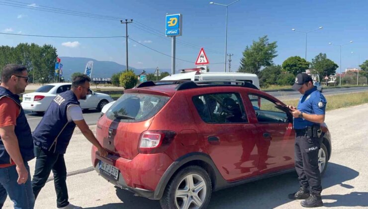 Bolu’da Kent Girişinde Araç Kontrolü
