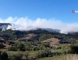 Bolu’da orman yangını 21’nci saatinde: Sabahın birinci ışıklarıyla havadan müdahale başladı