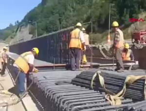 Bolu Dağı Tüneli İstanbul İstikametindeki Tüp Uzatma Çalışması Tamamlandı