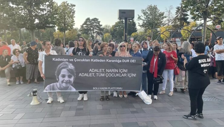 Bolu’da Bayan Platformu, Narin Güran’ın Öldürülmesini Protesto Etti