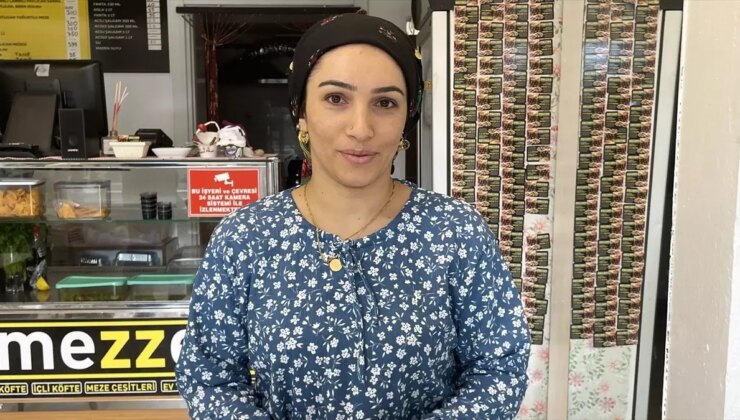 Bolu’da Cam Şişe Bayanın Başına Çarptı, Güvenlik Kamerası Kaydetti