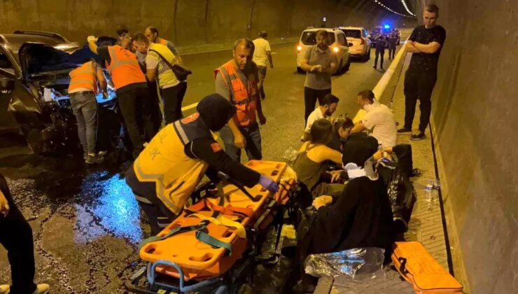 TEM Otoyolu’nda kaza: Tıpkı aileden 3 kişi yaralandı