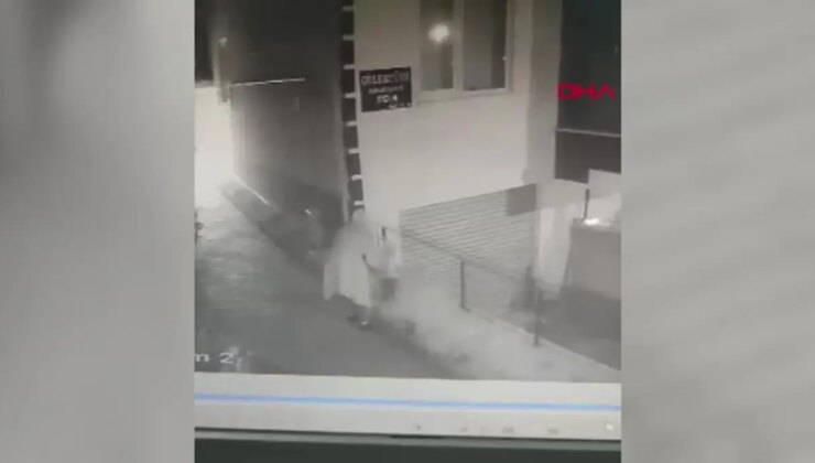 Bolu’da Apartman Önünde Çiçek Hırsızlığı