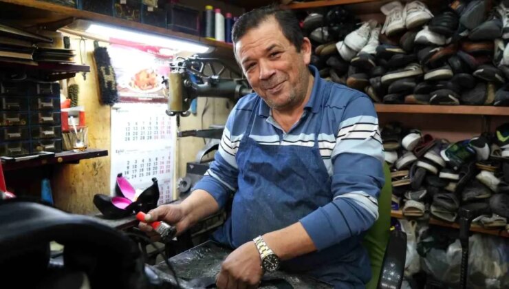 Bolu’da Artan Ayakkabı Fiyatları Tamircileri Canlandırdı