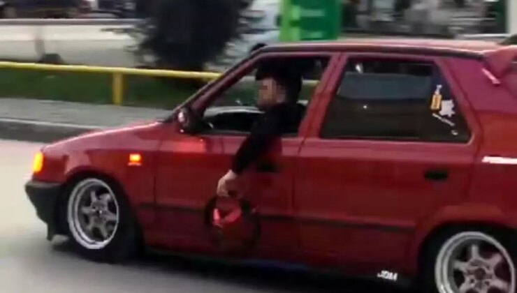 Bolu’da Direksiyonu Arkadaşına Veren Şoföre Ceza Kesildi