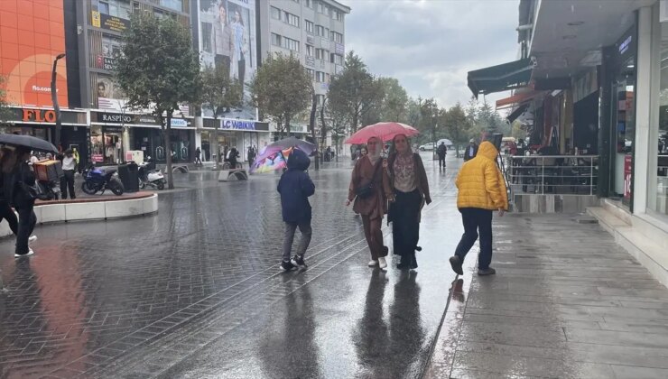 Bolu’da Tesirli Sağanak Yağış