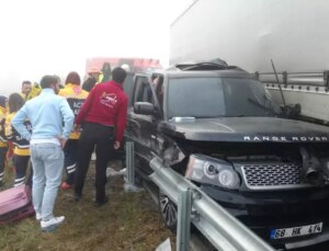 Bolu’da TIR-Cip Kazasında 3 Yaralı