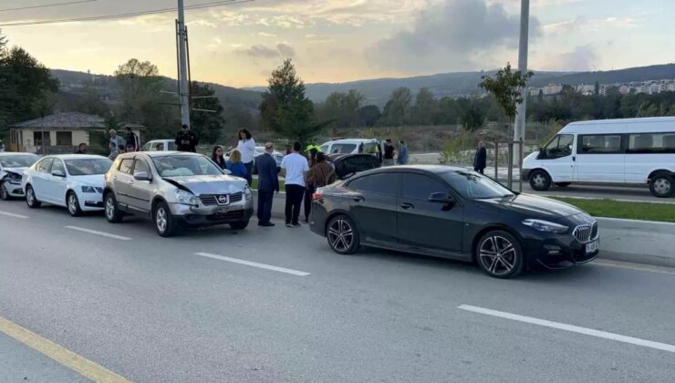 Bolu’da Zincirleme Kaza: 4 Araç Çarpıştı