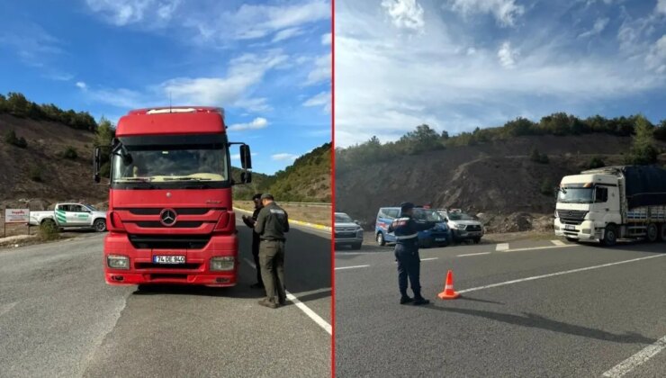 Gerede Orman İşletme Müdürlüğü’nden Kaçak Emval Kontrolü