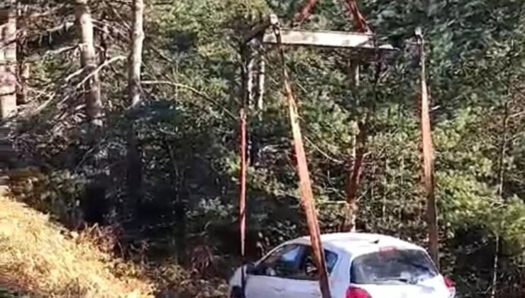 Bolu’da Arabanın Denetimden Çıkmasıyla Kaza: 2 Yaralı