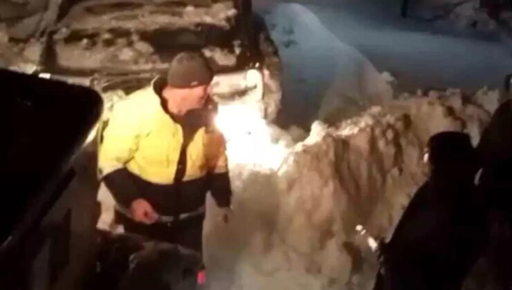 Bolu’da Kar Yağışı Nedeniyle 12 Kişi Mahsur Kaldı