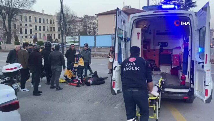 Bolu’da Motosiklet ile Araba Çarpıştı: 1 Yaralı
