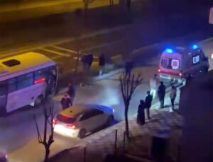 Bolu’da denetimden çıkan halk otobüsü refüje çıktı, ağaca çarparak durabildi