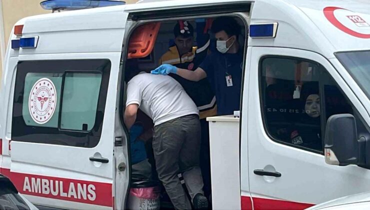 Elektrikli bisikletten düşen şoför yaralandı