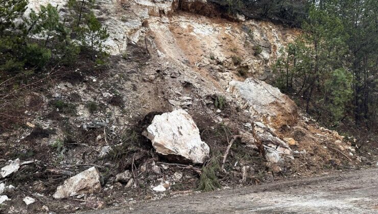 Mengen’de sağanak heyelana neden oldu