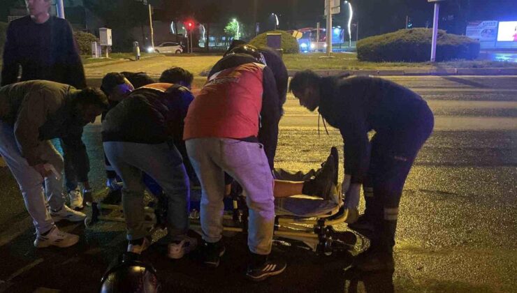 Bolu’da araba ile motosiklet çarpıştı: 1 yaralı