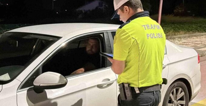 Bolu’da bir haftada 32 bin araç denetlendi, bin 756 şoföre ceza kesildi