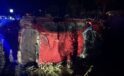 Bolu’da takla atan arabadaki 2 kişi yaralandı