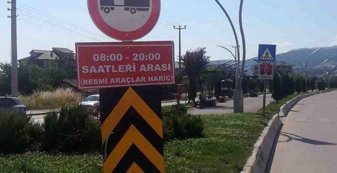 Bolu’da ağır tonajlı araçlara saat sınırlaması