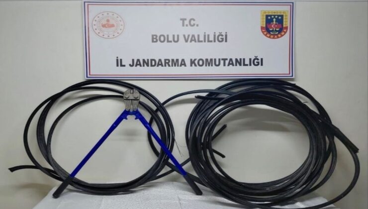 Bolu’da Kablo Hırsızı JASAT’tan Kaçamadı