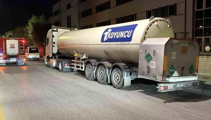 Bolu’da tankerden azot gazı sızıntısı korkuttu