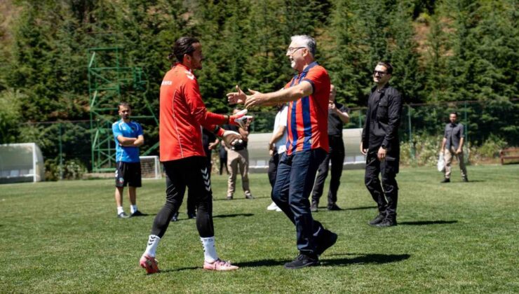 Bakan Işıkhan, Bolu kampındaki Mardin 1969 Spor’u ziyaret etti