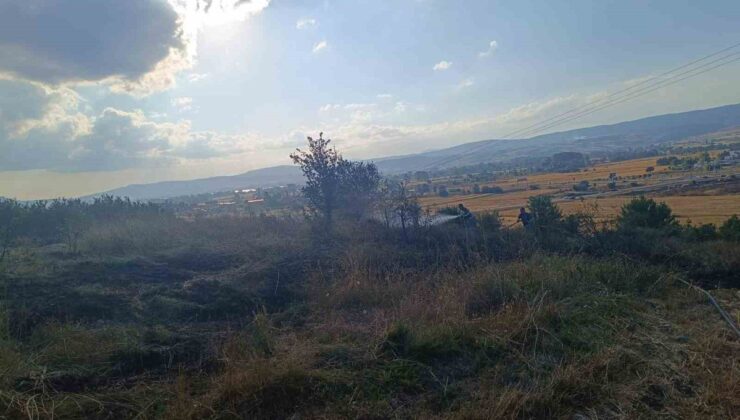 Bolu’da Anız Yangını Denetim Altına Alındı