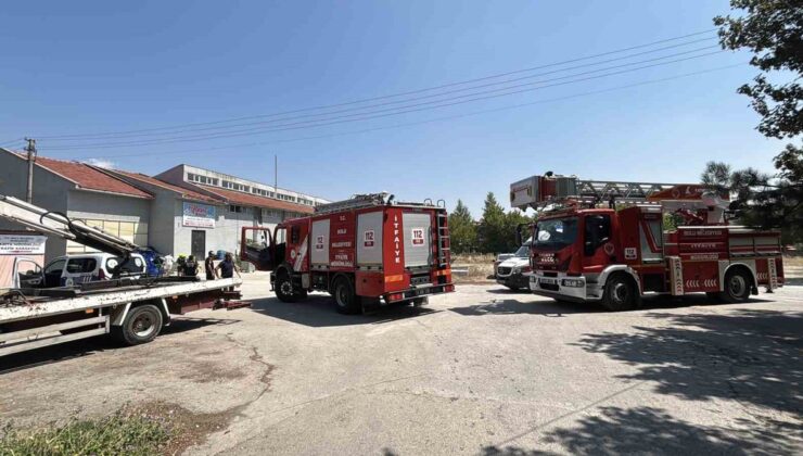 Bolu’da ilaçlama dumanı yangın paniği yarattı