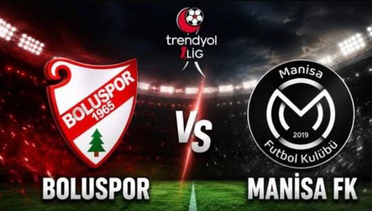 Boluspor Manisa FK maçı ne vakit, saat kaçta, hangi kanalda?, Boluspor Manisa FK CANLI izleme linki var mı?